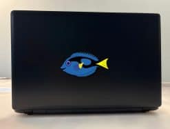 StickerTalk Blue Tang Fish Sticker, 5 inches by 2.5 inches