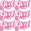 StickerTalk It's a Girl Sticker, 1.5 inches by 1 inches