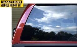 StickerTalk Caution Vehicle Height 9FT Sticker, 10 Inches by 3 Inches