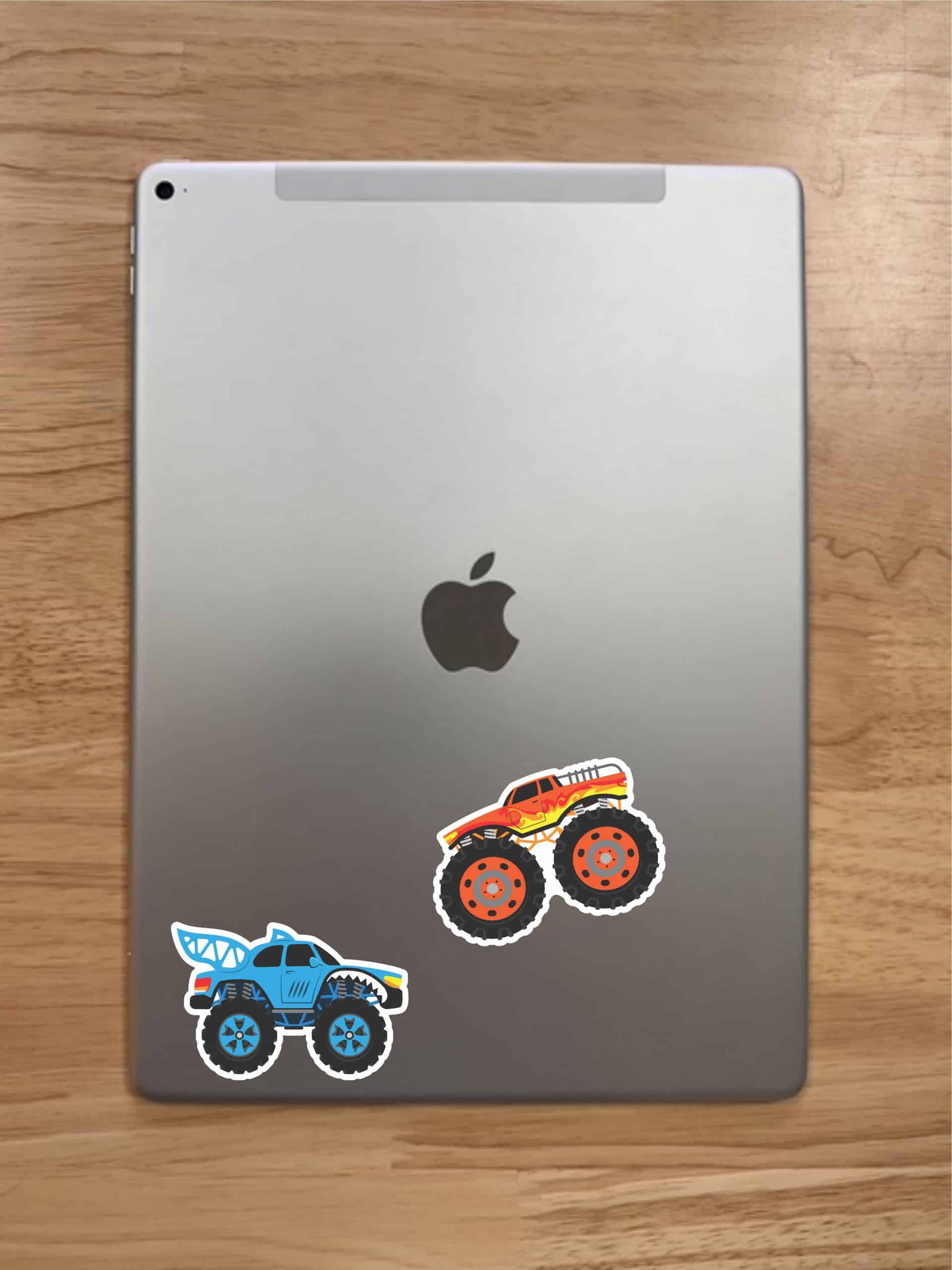 StickerTalk Monster Truck Stickers, 3 inches by 2 inches