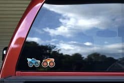 StickerTalk Monster Truck Stickers, 3 inches by 2 inches