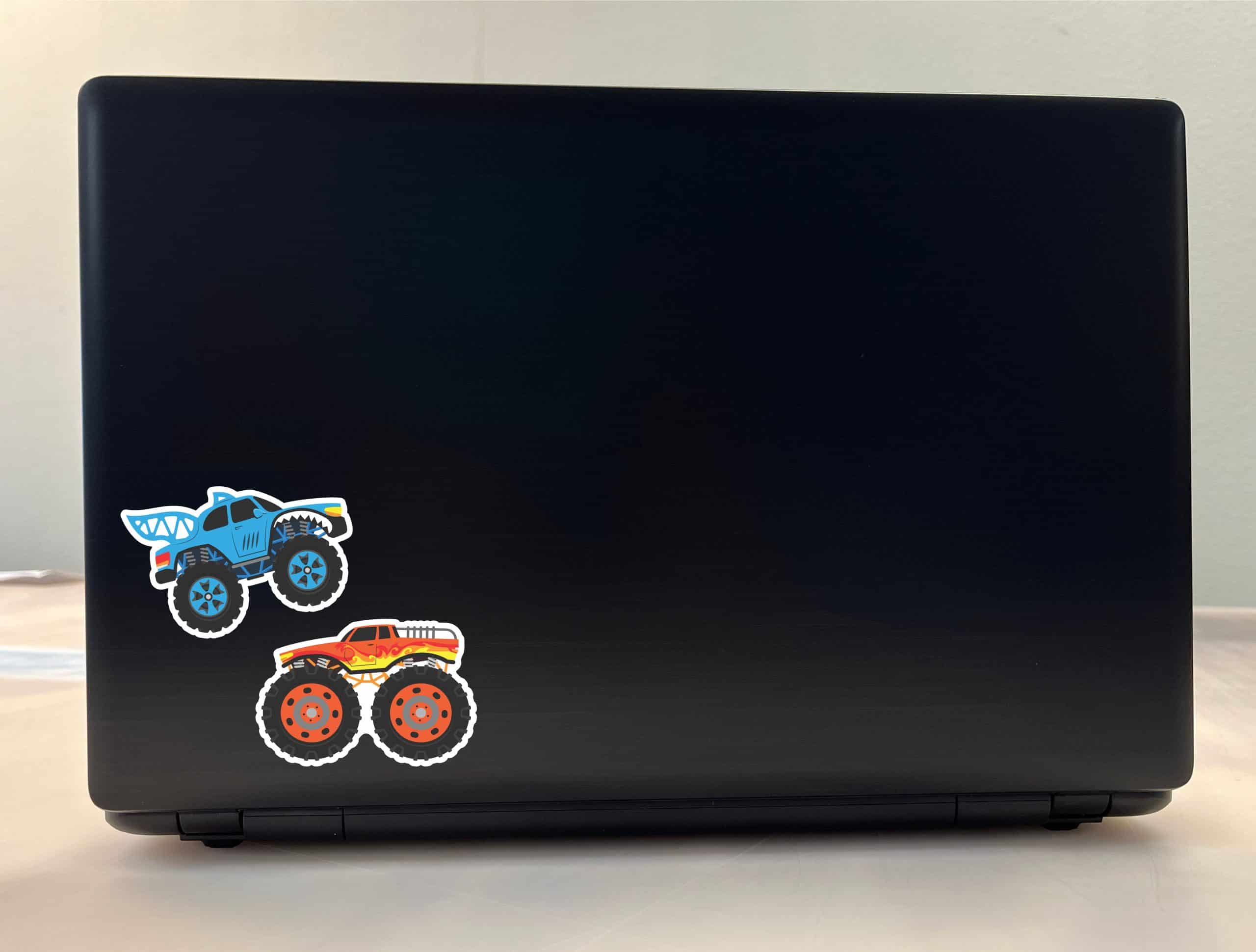 StickerTalk Monster Truck Stickers, 3 inches by 2 inches