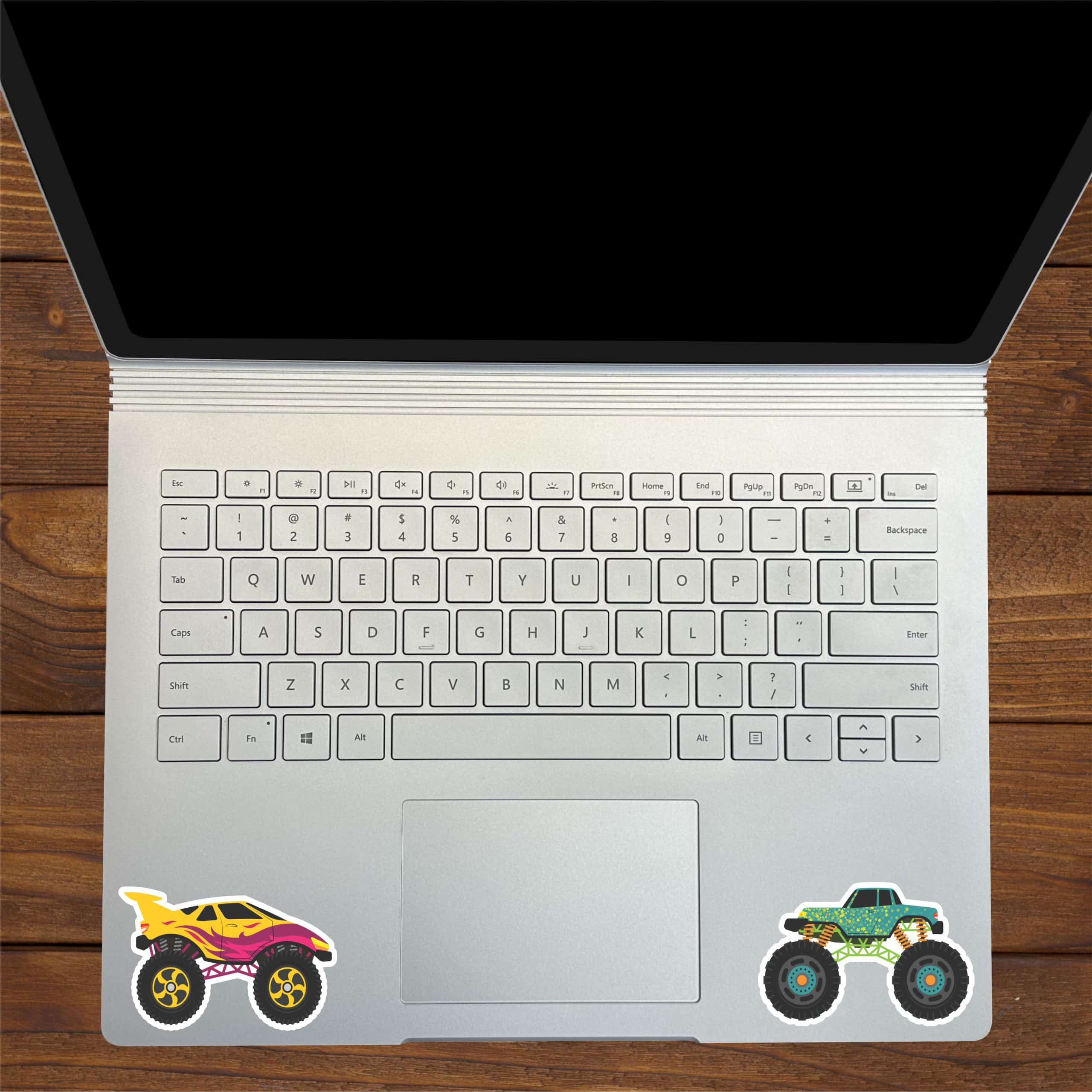StickerTalk Monster Truck Stickers, 3 inches by 2 inches