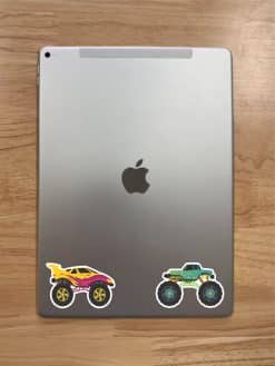 StickerTalk Monster Truck Stickers, 3 inches by 2 inches