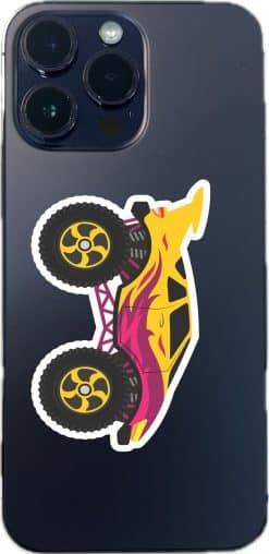 StickerTalk Monster Truck Stickers, 3 inches by 2 inches