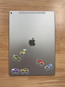 StickerTalk Monster Truck Stickers, 1.5 Inches by 1 Inch each
