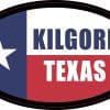 StickerTalk Kilgore Texas Sticker, 5 inches by 3 inches