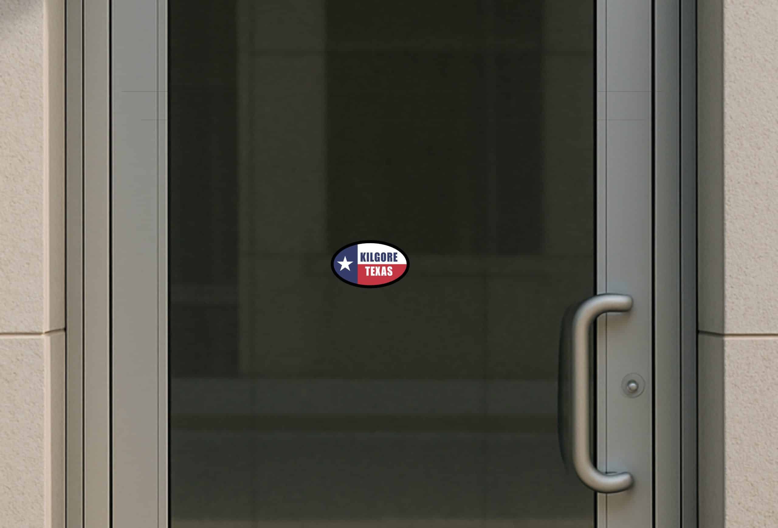 StickerTalk Kilgore Texas Sticker, 5 inches by 3 inches