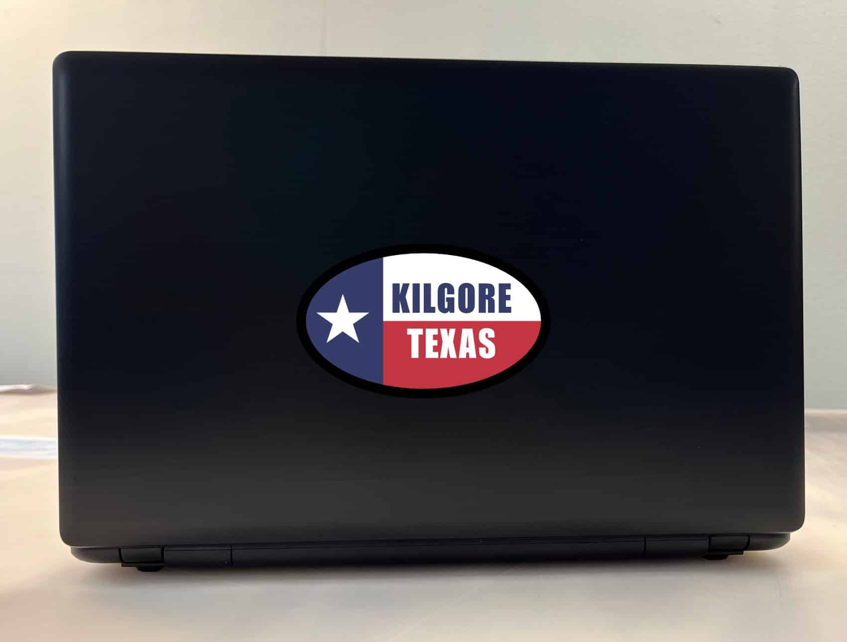 StickerTalk Kilgore Texas Sticker, 5 inches by 3 inches