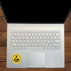 StickerTalk ESD Warning Sticker, 2 inches by 2 inches