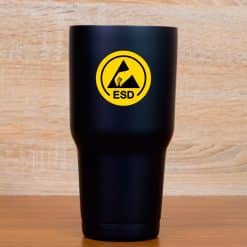 StickerTalk ESD Warning Sticker, 2 inches by 2 inches