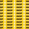 StickerTalk INOP Airplane Vinyl Stickers, 1 inches by 0.25 inches
