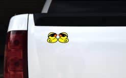 StickerTalk Cool Rubber Ducks Sticker, 2.5 inches by 2.5 inches