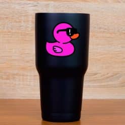 StickerTalk Cool Sunglasses Duck Pair Stickers, 2.5x2.5in