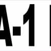 StickerTalk Jet A-1 Fuel Sticker, 24 inches by 6 inches