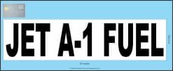 StickerTalk Jet A-1 Fuel Sticker, 24 inches by 6 inches