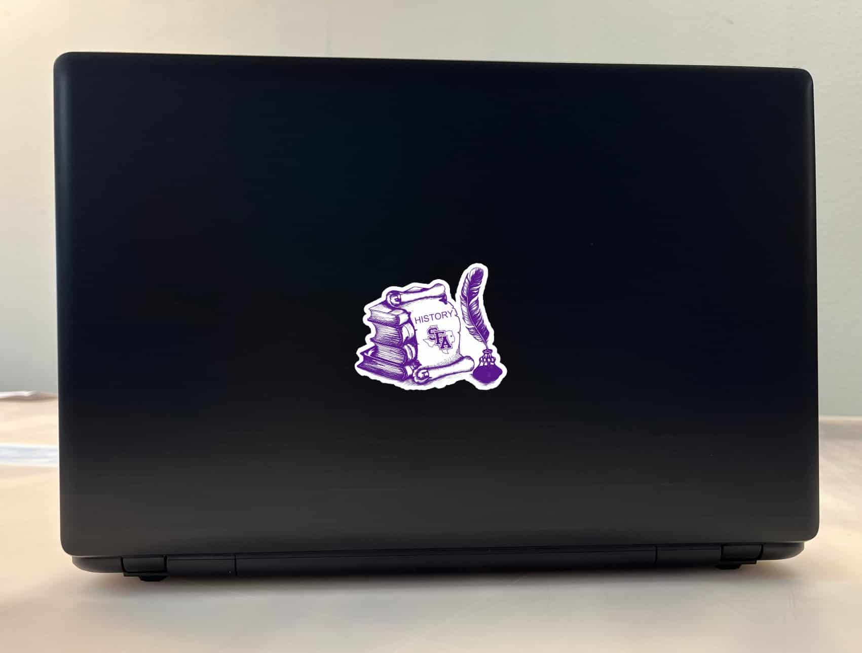 StickerTalk Officially Licensed SFA History Sticker, 3 inches by 2.5 inches