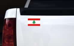 StickerTalk Lebanon Flag Magnet, 5 inches by 3 inches
