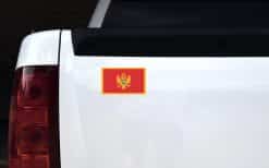StickerTalk Montenegro Flag Sticker, 5 inches by 3 inches