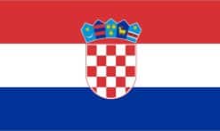 StickerTalk Croatia Flag Magnet, 5 inches by 3 inches