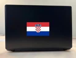 StickerTalk Croatia Flag Sticker, 5 inches by 3 inches
