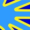 StickerTalk Deaf Flag Sticker, 6 inches by 4 inches