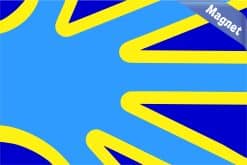 StickerTalk Deaf Flag Magnet, 6 inches by 4 inches