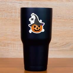 StickerTalk Halloween Pumpkin Witch Hat Stickers, 2.5 Inches by 2 Inches