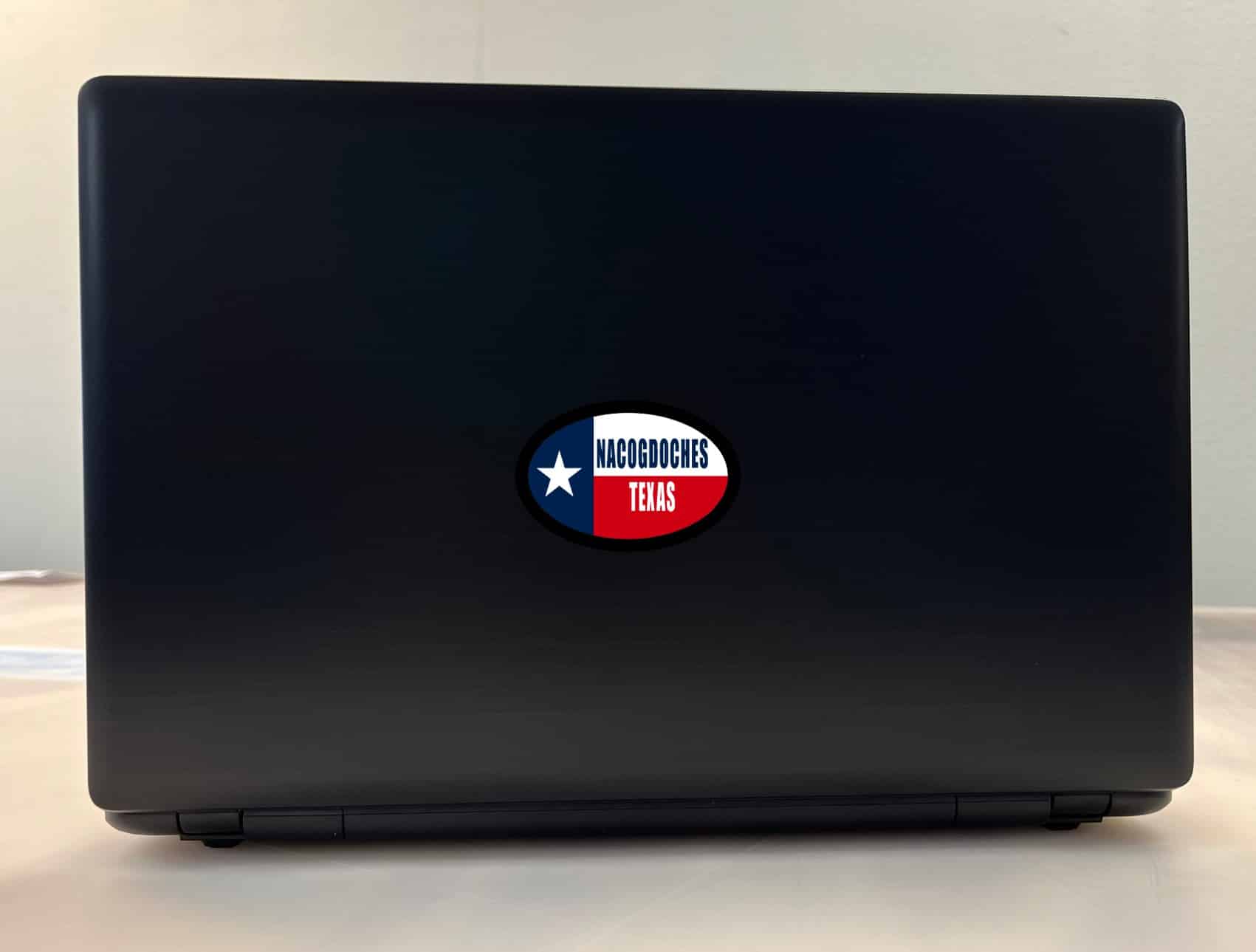 StickerTalk Nacogdoches Texas Sticker, 3 inches by 2 inches