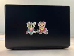 StickerTalk Boho Owl Stickers, 2.5 inches by 3 inches