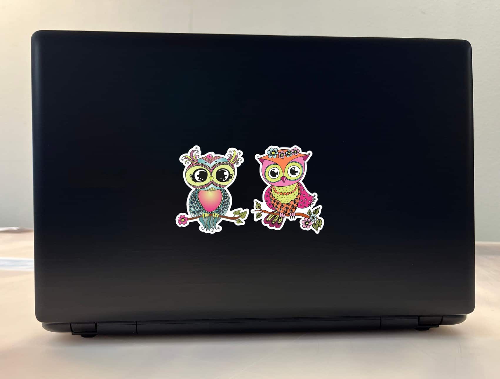 StickerTalk Boho Owl Stickers, 2.5 inches by 3 inches