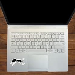 StickerTalk Ant Silhouette Sticker, 3 inches by 1.5 inches