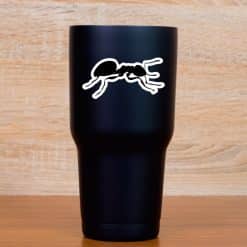 StickerTalk Ant Silhouette Sticker, 3 inches by 1.5 inches