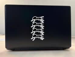 StickerTalk Ant Silhouette Sticker, 3 inches by 1.5 inches