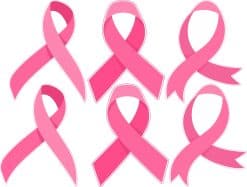 StickerTalk Breast Cancer Awareness Ribbons Sticker, 3 inches by 1.5 inches