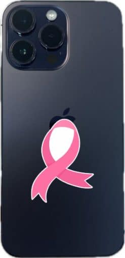 StickerTalk Breast Cancer Awareness Ribbons Sticker, 3 inches by 1.5 inches