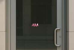 StickerTalk Breast Cancer Awareness Ribbons Sticker, 3 inches by 1.5 inches