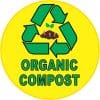 StickerTalk Organic Compost Sticker, 5 inches by 5 inches