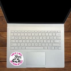 StickerTalk Kind of a Mess Raccoon Stickers, 3 Inches by 3 Inches