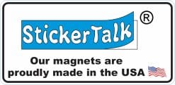 StickerTalk Deaf Flag Magnet, 6 inches by 4 inches