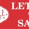 StickerTalk Letters to Santa Red Sticker, 10 inches by 3 inches