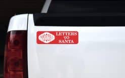 StickerTalk Letters to Santa Red Magnet, 10 inches by 3 inches