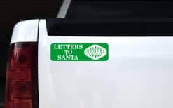 StickerTalk Letters to Santa Green Magnet, 10 inches by 3 inches