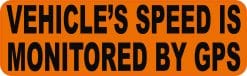 StickerTalk Vehicle Speed Monitored by GPS Magnet, 10 inches by 3 inches