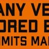 StickerTalk Company Vehicle GPS Sticker, 10 inches by 3 inches