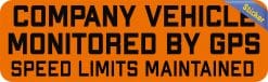 StickerTalk Company Vehicle GPS Sticker, 10 inches by 3 inches