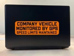 StickerTalk Company Vehicle GPS Sticker, 10 inches by 3 inches