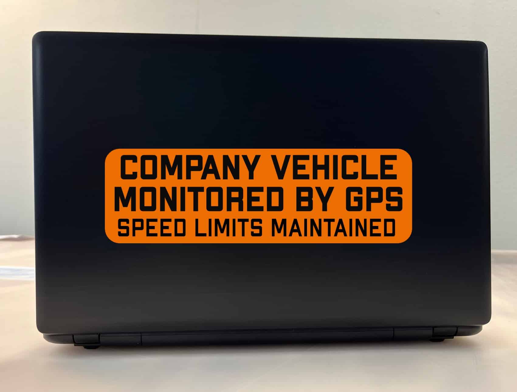 StickerTalk Company Vehicle GPS Sticker, 10 inches by 3 inches