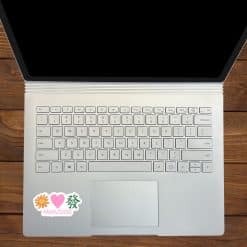 StickerTalk Mahjong Peace Flower Stickers, 3 inches by 1.5 inches