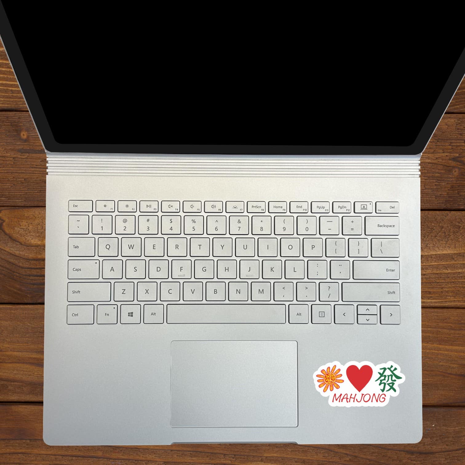 StickerTalk Mahjong Peace Flower Stickers, 3 inches by 1.5 inches